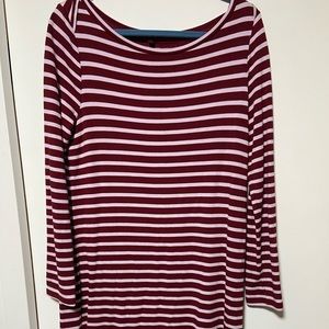 Lou & Grey - size medium - long sleeve scoop neck dress